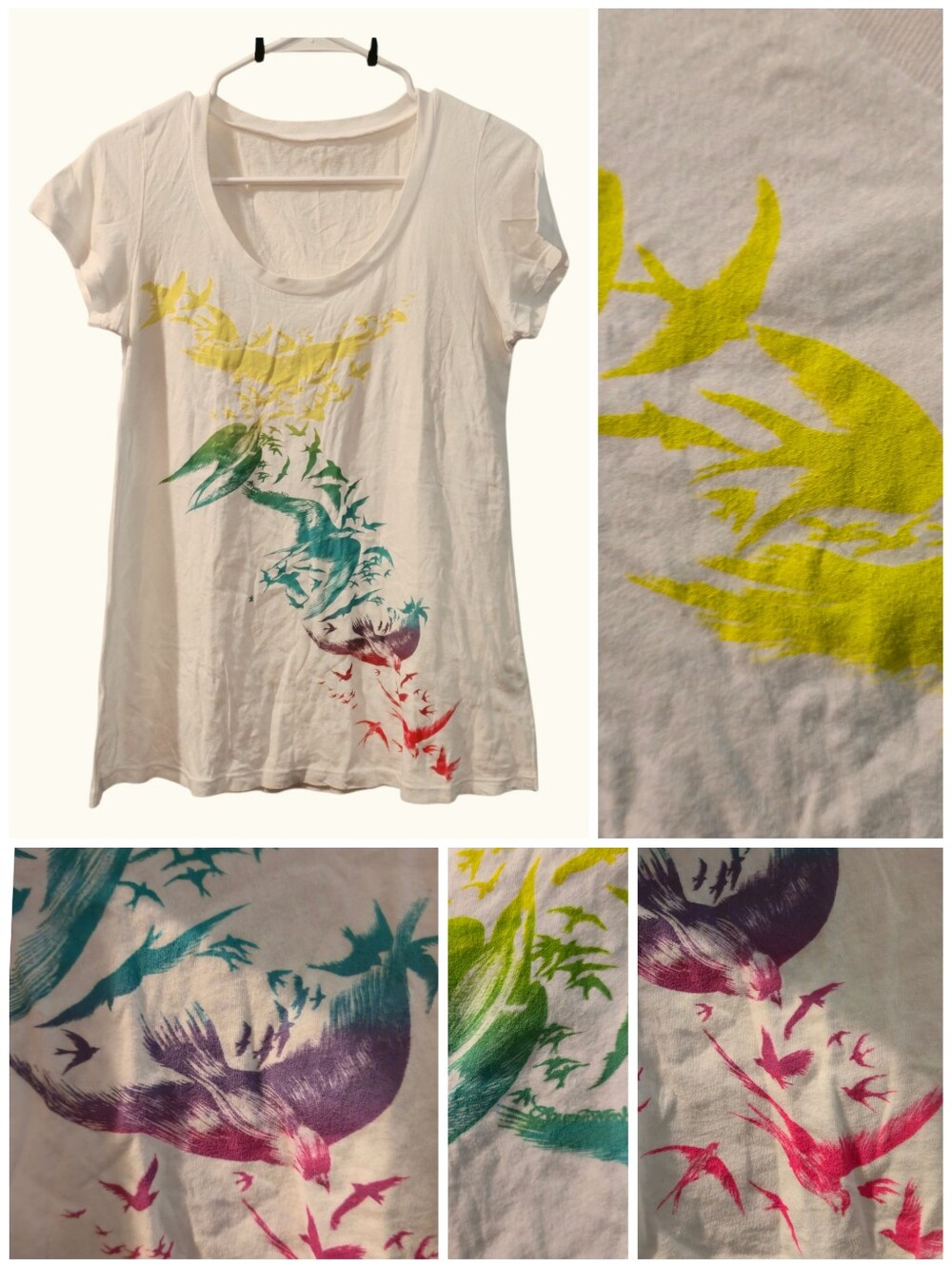 Lauren Moshi RARE Birds swing tee